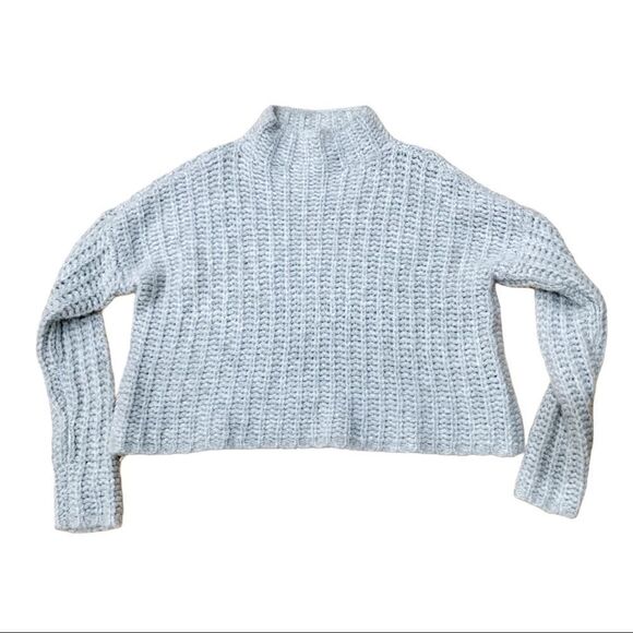 Aerie Chucky Mock Neck Knit Sweater - Picture 1 of 4
